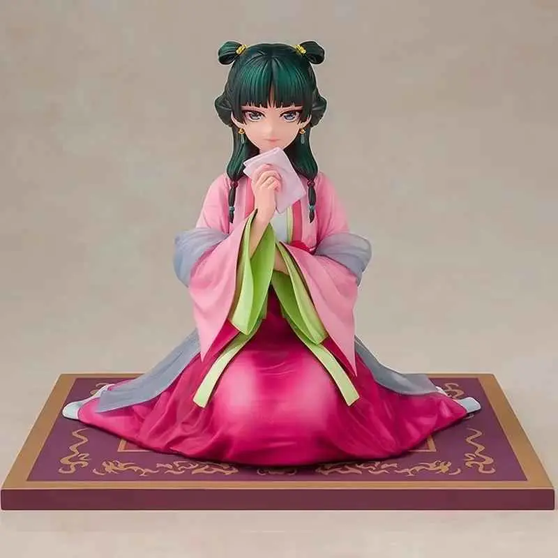 13cm The Apothecary Diaries Kusuriya no Hitorigoto Maomao Anime Girl Statue, 3D Decor Jinshi Figurine Model, Modern Home Decor Gift for Anime Fans, Anime Action Figure