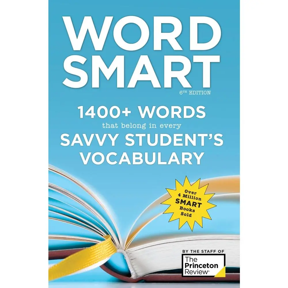 USED Book - Word Smart, 6th Edition: 1400+ Words That Belong in Every Savvy Student's Vocabulary by The Princeton Review (Paperback) - english