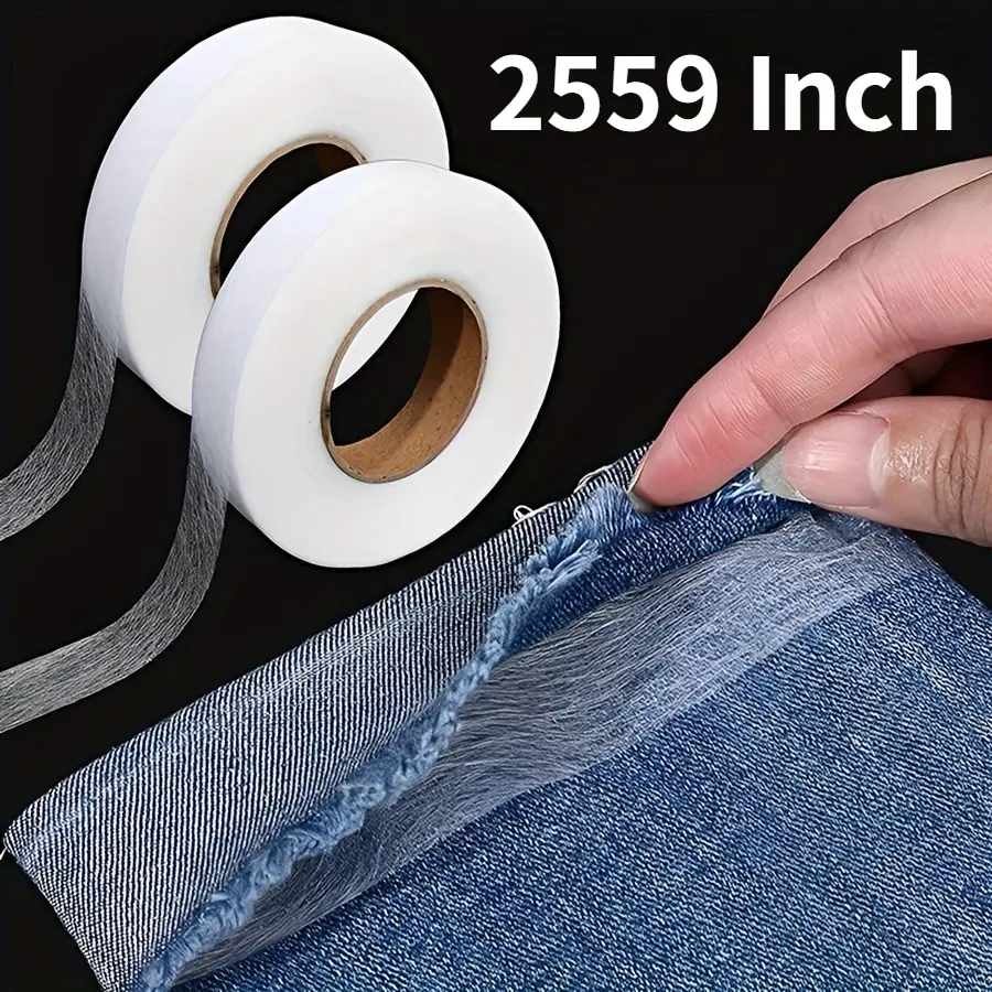 Double-Sided Non-Woven Hot Melt Adhesive Fabric Tape, 2559 In No-Sew Hemming Tape for Clothes, Pants Leg Alterations