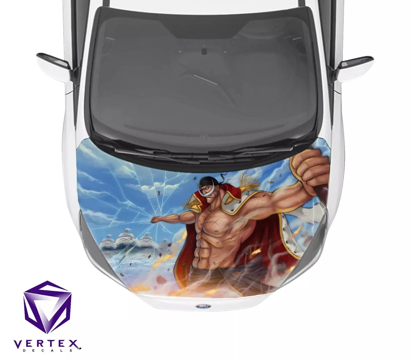 Edward Newgate One Piece Anime Hood Wrap 65" X 50"