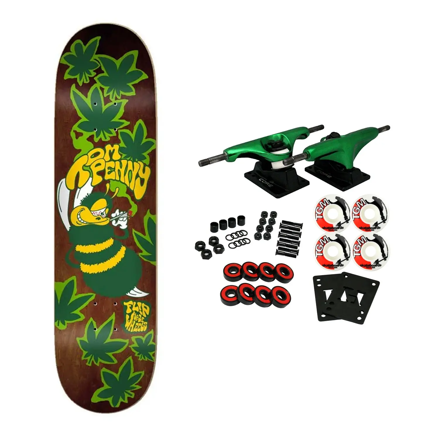 Flip Skateboard Complete Penny High in a Haze 8.25" x 32.31"
