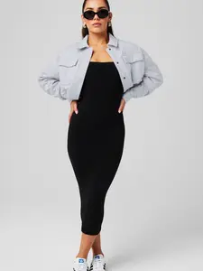 YITTY Women's Nearly Naked Convertible Sculpting Shapewear Dress Fabric Spandex