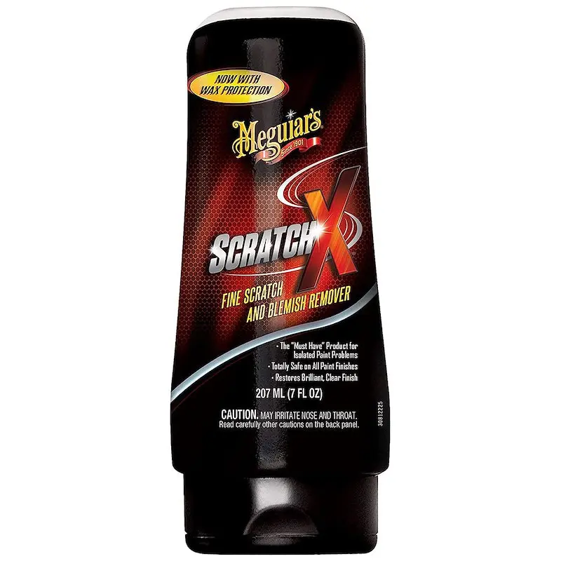 Meguiar’s G10307 ScratchX 2.0 Scratch Remover; Removes Fine Scratches, Swirl Marks & Paint Transfer; Safe for Clear Coat; 7 oz
