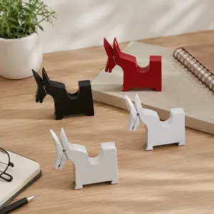 Creative Mule-shaped Post-it Clip - Portable Desktop Storage Holder, Cute Animal Design, Ideal for Holding Notes, Memos & Documents, Practical Organizer for Office, Home & Business Use, Sturdy & Space-saving Stationery