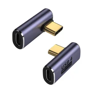 1 pcs USB C Male to USB C Female Adapter, Up and Down USB Type C Adapter Extender for Steam Deck, ROG Ally, Switch, Notebook, PC, Tablet, Phone and More