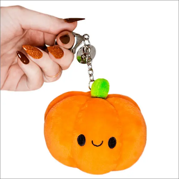 Micro Squishable Pumpkin Plush Keychain