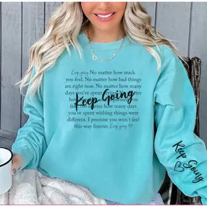 Keep Going Screen Print Transfer