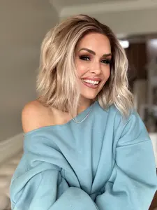 IMstyle New Alma short Blonde Bob lace Front wig 13*3  - K111-2430