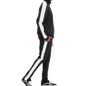 Shorty - One Stripe Men's Track Suit Set - Black