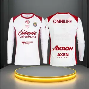 25 26 Chivas de Guadalajara Mexico LIGA MX Goalkeeper Third Long Sleeve Soccer Jersey Fans Version Breathable