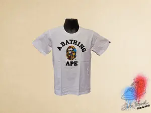 Baby Milo Camo College White Shirt Small