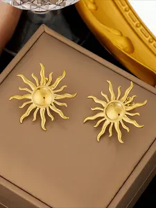 Vintage Casual Fashion Boho Sun-shaped Statement Earrings Stud Earring Jewelry for Woman Daily Vacation Music Festival Anniversary Gift Couple's Gift, Gift for Her