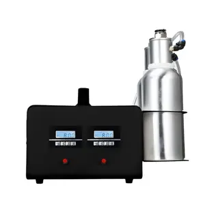 Kevinleo HVAC Scent Diffuser for Large Home 30,000 Sq.ft Cold-Air Hotel Essential Oil Machine with 2 x 1000ml Bottles Black Color Lasting-Long Scent Double LCD Control HVAC Compatible Safe for Pets Children and Furniture