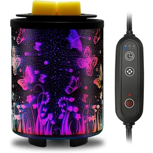 Electric Wax Warmer with Timer & LED Lights| Perfect Home Decor Gift