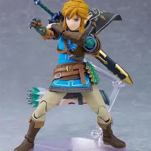 Figma626 Link Action Figure The Legend Of Zelda: Tears Of The Kingdom  Breath Of The Wild Mobile Handheld Model Full Version