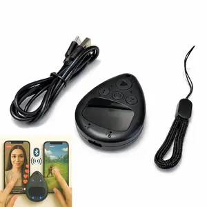 Wireless Auto Clicker for Phone, Adjustable Speed Silent Screen Tapper – No Root Needed, Bluetooth Physical Clicker for Android iOS Mobile Games, Apps, Live Streaming & Social Media