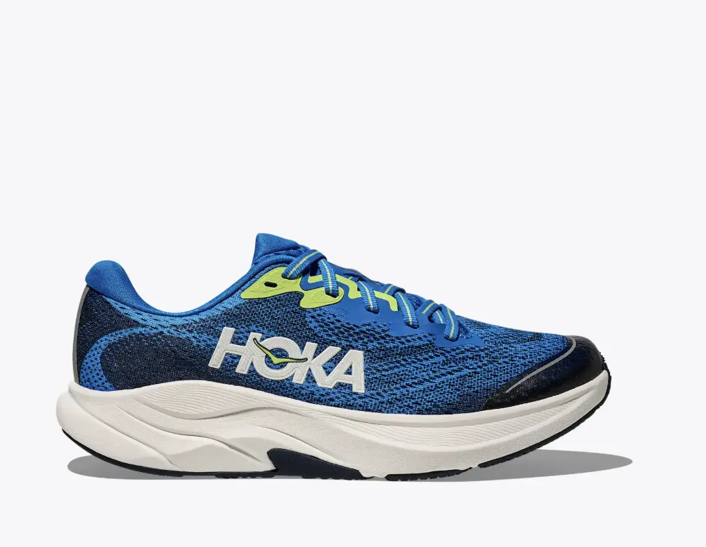 HOKA Rincon 4 Blue White Black Women's / GS SKU: 1168874-ECC Trainer Casual Sneaker Women Sneakers for Women Running Shoes Gym Shoes Womens Running