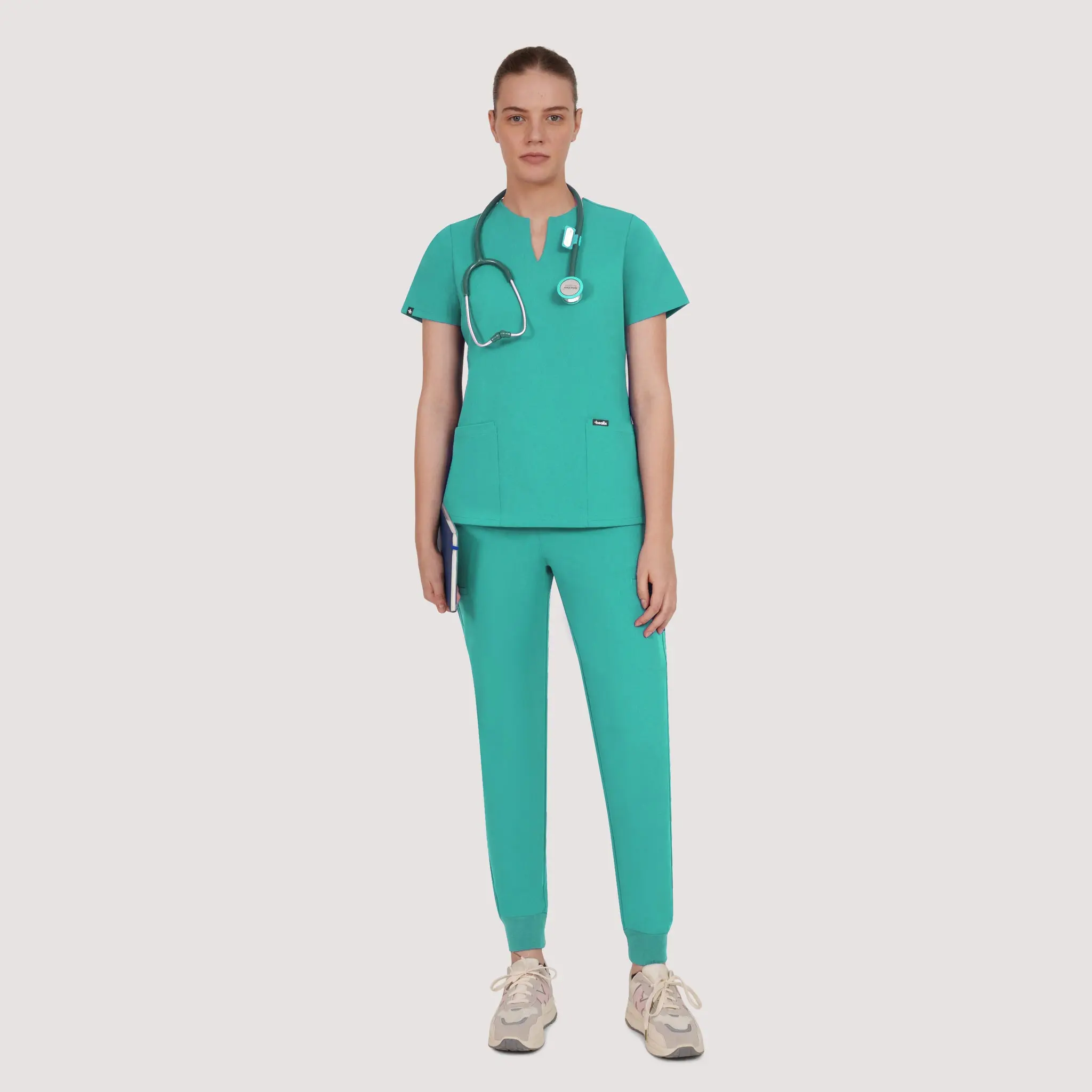 Nexa Six-Pocket Scrub Top
