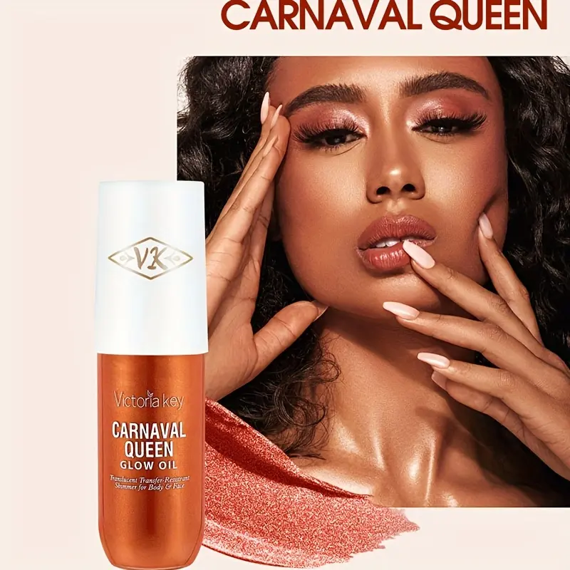 2pcs Large Capacity Highlighter Spray, Moisturizes and provides long-lasting shine for face, body, and neck, with pearlescent shimmer, creates a three-dimensional effect on the skin, suitable for Christmas, parties, commercial performances, and dates