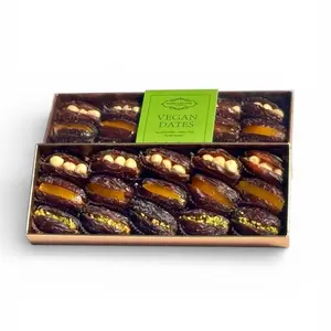 Vegan Stuffed Dates Gift Box (15 pcs) | Luxury Gourmet Date Assortment