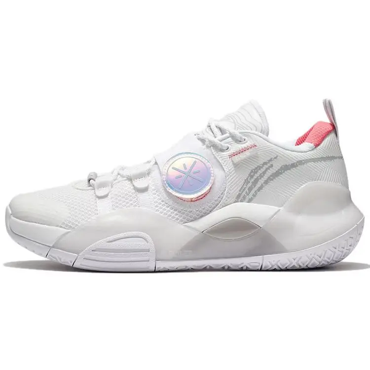 LINING The Whole City Is 8 Lite Basketball Shoes Men's Low top White/Blue/Purple ABPT063-1