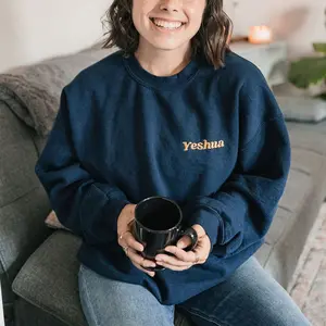 Yeshua Embroidered Crewneck Unisex Christian Sweatshirt