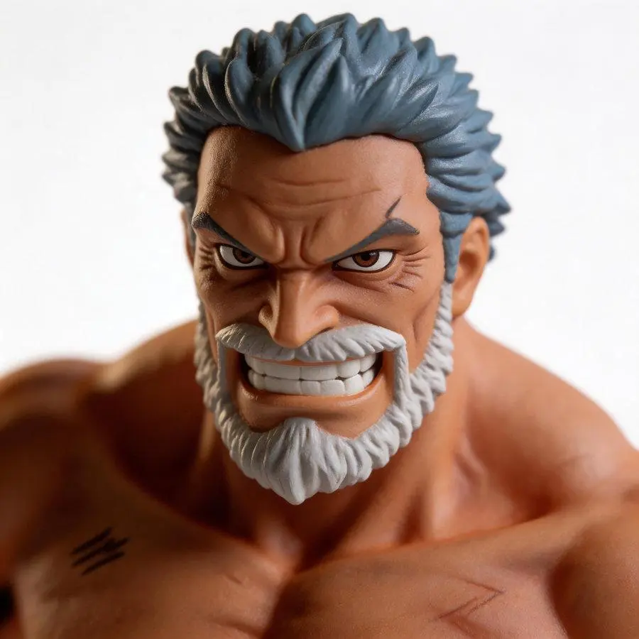 One Piece Monkey D. Garp (Muscle Version) 25cm Anime Figure Statue High Quality Detailed Craftsmanship