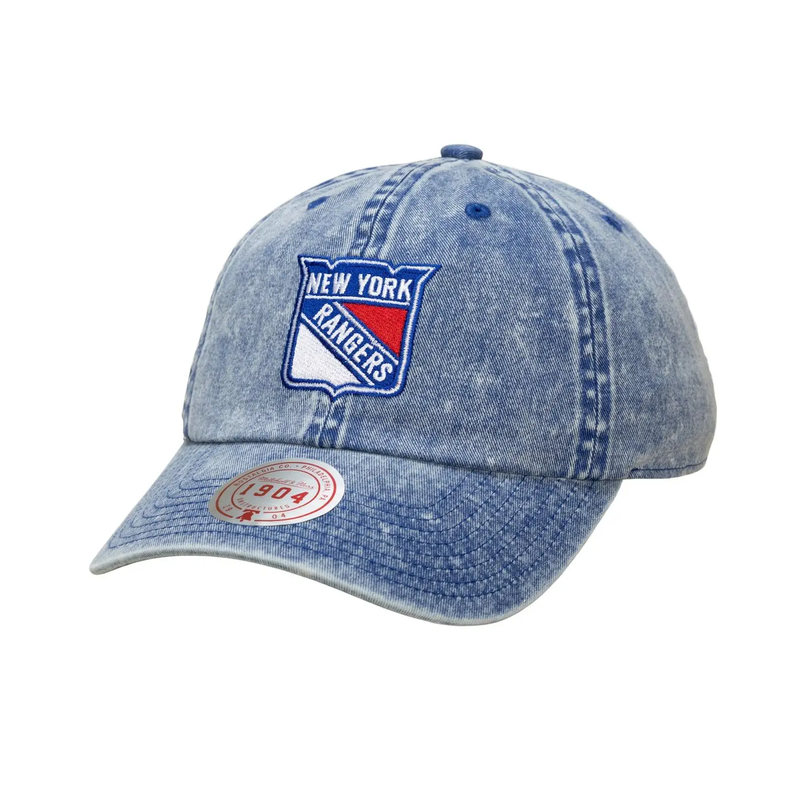 New York Rangers Blue Legendary Strapback Adjustable Hat NHL Throwback Cap Fan Gear Mitchell & Ness