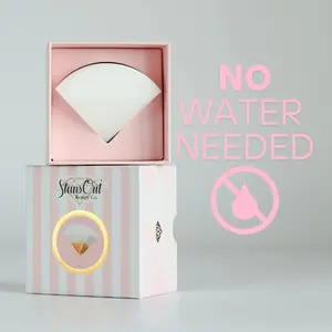 StansOut Beauty Sponge No-Water Soft Makeup Blender Flawless Coverage Thermoreactive Tech Absorbs Less Product Travel Friendly Hygienic Reusable