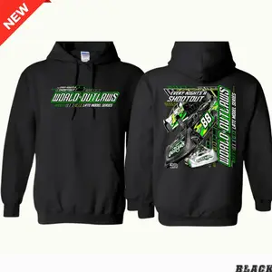 Racing Hoodie, World of Outlaws Late Model Series Pullover, Motorsport Style Gear, Racing Apparel