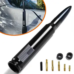 American Flag Car Truck Signal Antenna Bullet Antenna Universal Mast Fits for Dodge RAM 1500 2500 3500 4500 Pickup Trucks Car Upgrade Your Truck Look