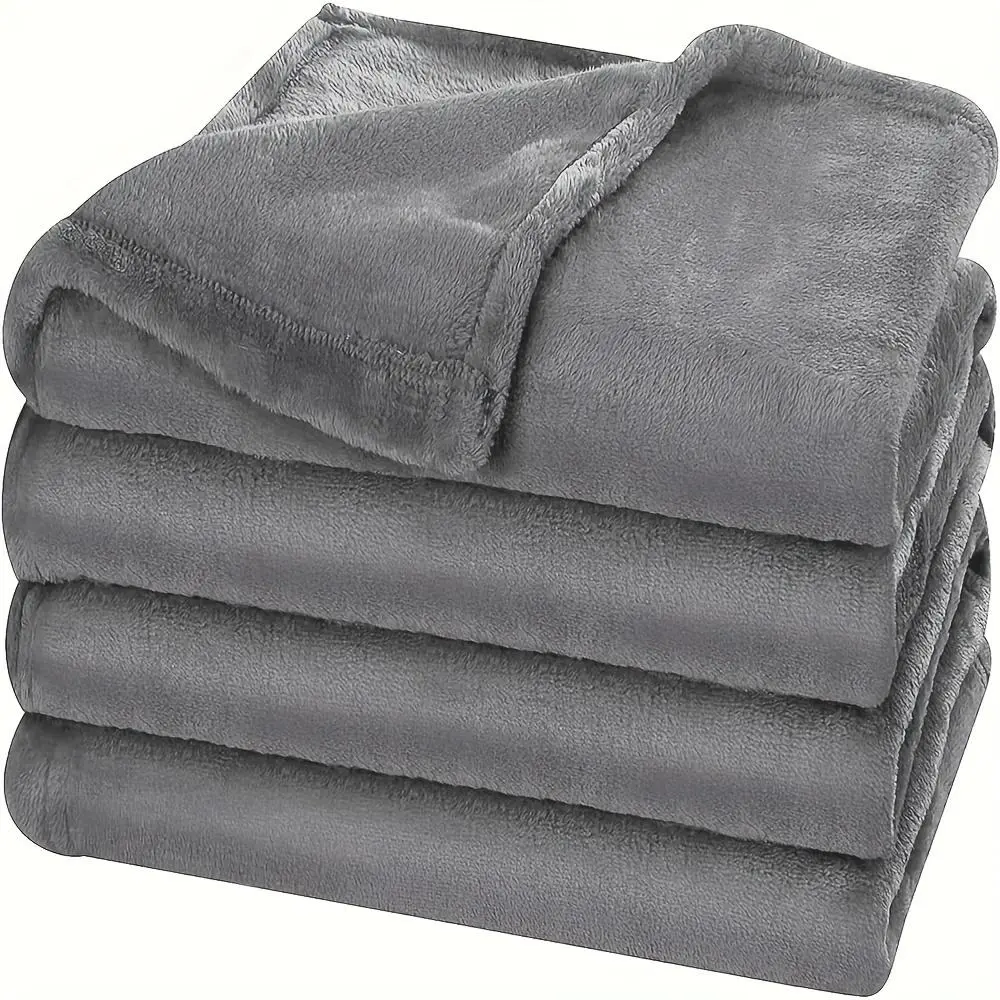 Solid Color Fleece Blanket, Soft Warm Throw Blanket, Soft Warming Blanket, Soft Comfy Blanket, Soft Cozy Blanket, Soft Blankets, Soft Throws Blanket, Lightweight Blanket for Bed, Sofa, Couch, Travel, Camping