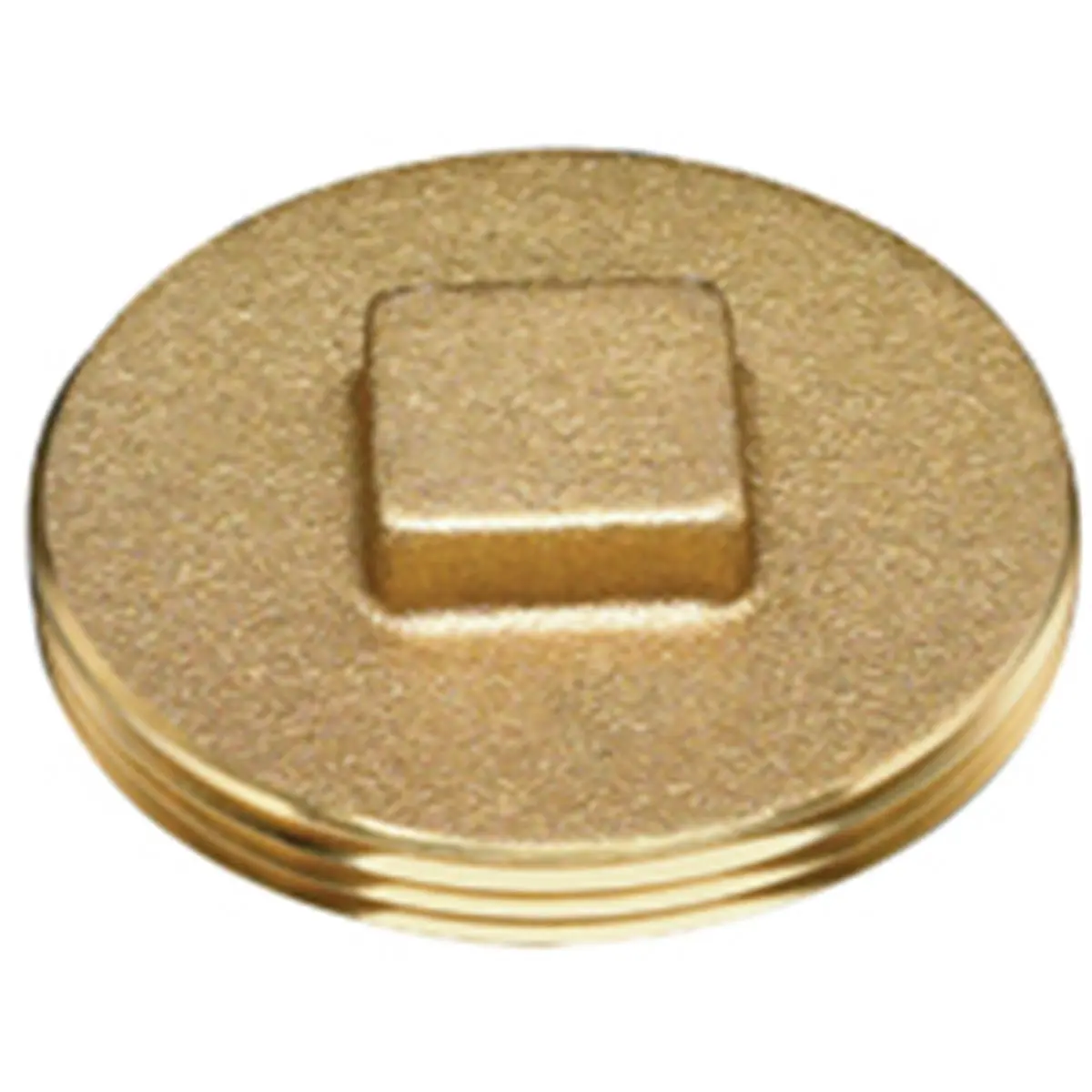 212 MAIN Oatey 42371 2.5 In. Brass Clean Out Plug, Pipe Access, Clean-Out Access, Raised Square Design