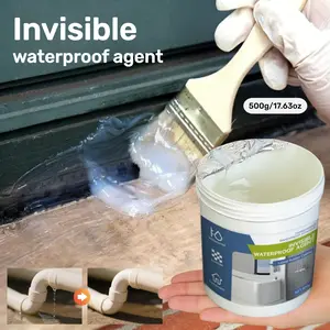 Transparent Invisible Sealing Waterproof Agent, Multi-Functional RV Roof Leak Proof Paint, Effective Waterproof Sealant for Bathroom, Windowsill, Walls, Roofs