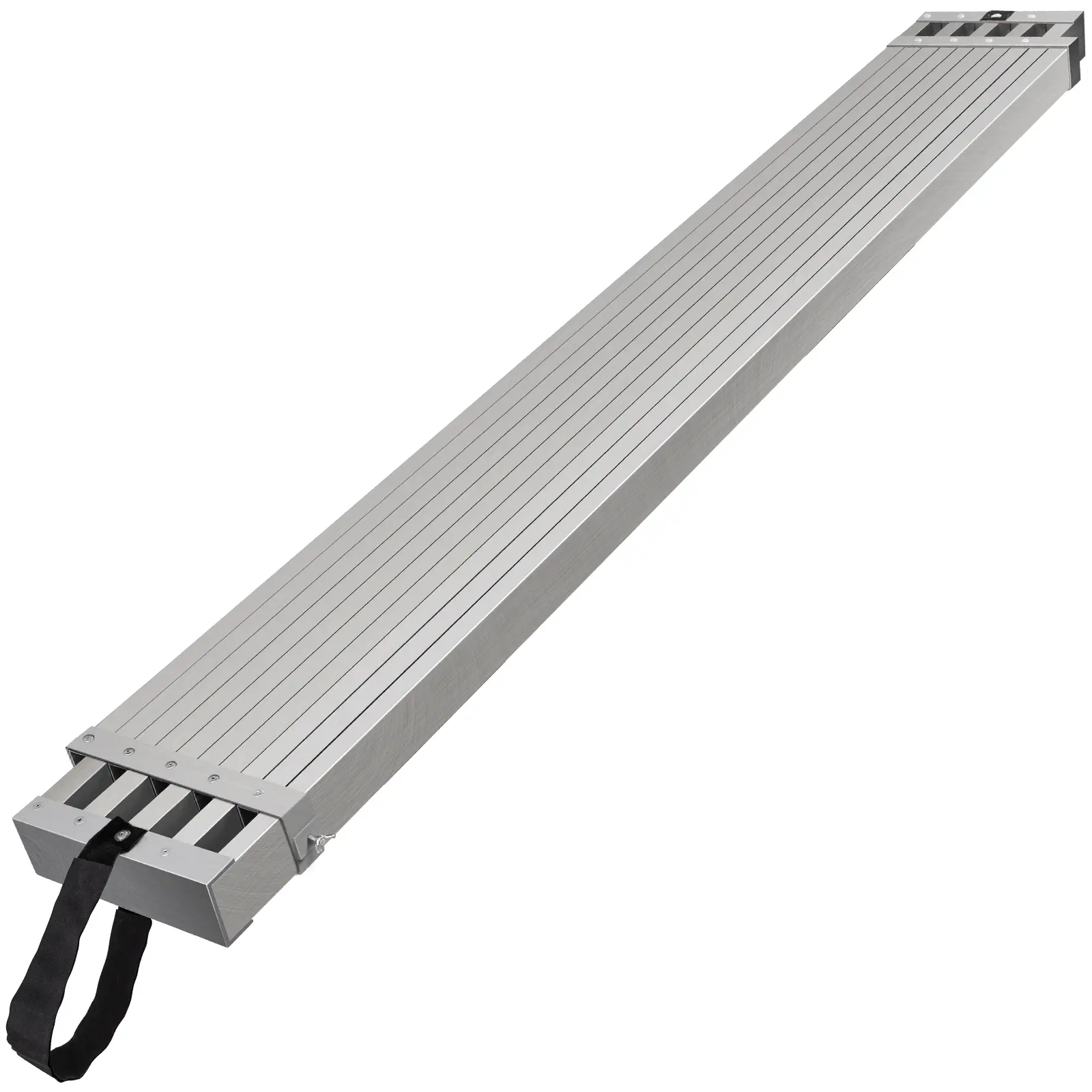 【Summerfinds】VEVOR Telescoping Aluminum Work Plank,9-15 Feet 500lbs Capacity12.5 inch Width Aluminum Scaffold Plank,Extension Staging Plank with Skid-Proof Platform Scaffold Ladder Accessory