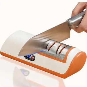 Multifunctional Electric Knife Sharpener – Great Gift Idea Metal Tool for All Slicer Easy to Use Perfect for Home Kitchens