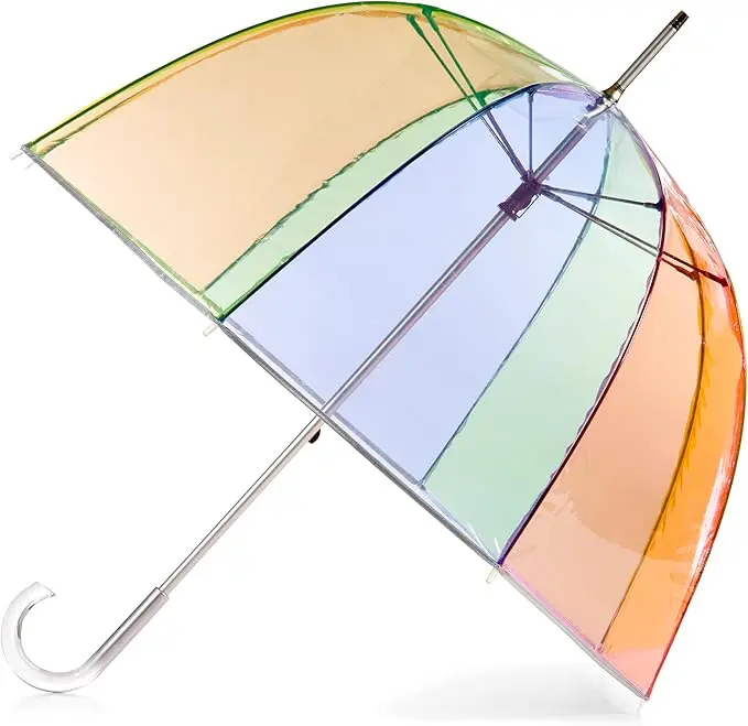 Clear Bubble Umbrella: Lightweight Dome Canopy for Wind and Rain