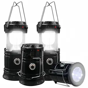 4–8 Pack Collapsible LED Lanterns–Lightweight Waterproof Solar&USB Rechargeable Multifunctional Flashlight for Outdoor Hiking, Emergency Power Outages, Survival Gear & Camping Accessories | Black Friday Deals&Christmas Gifts