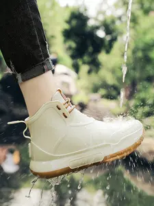 Unisex Fashionable Comfort Short Boots, Durable Ankle Rain Shoes, Keep Feet Dry, Perfect for Rainy Days and Outdoor Activities