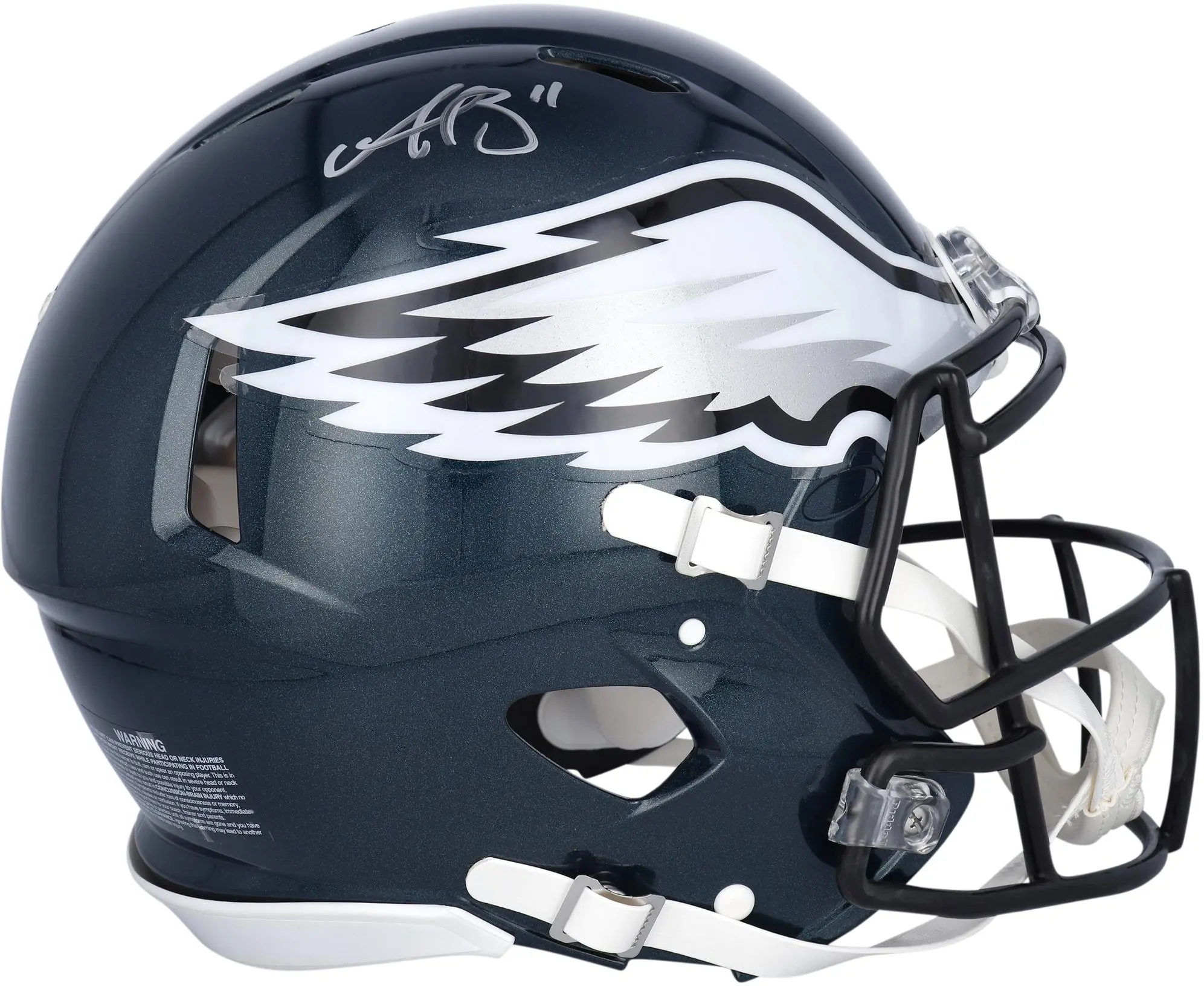 A.J. Brown Philadelphia Eagles Autographed Riddell Authentic Helmet - Fanatics Authentic Certified