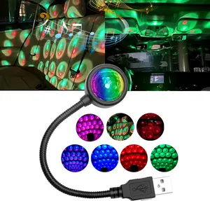 USB Projector Night Light, Colors &  Functional Modes Car Roof Lights,Flexible Adjustable Interior Starlight Lamps, Portable LED Atmosphere Lights for Auto Decor,Bedroom,Ceiling, Party