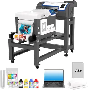 Lancelot M1630 Pro DTF Printer Bundle: Ultimate Automatic T-Shirt Printing Station w/Smart Maintenance, Mobile Workstation & Pro-Grade Equipment – Perfect for Startups & Small Businesses