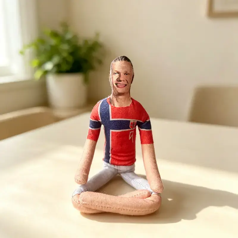 Abstract Jointed Poseable Soft Toy, Room Decor Accessory, Funny Gift for Football Fans