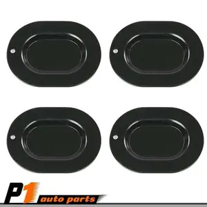 Metal Build Trunk Floor Pan Drain Plug Plates, 4PCS Auto Body Replacement Parts for Firebird, Camaro, GTO, Chevelle