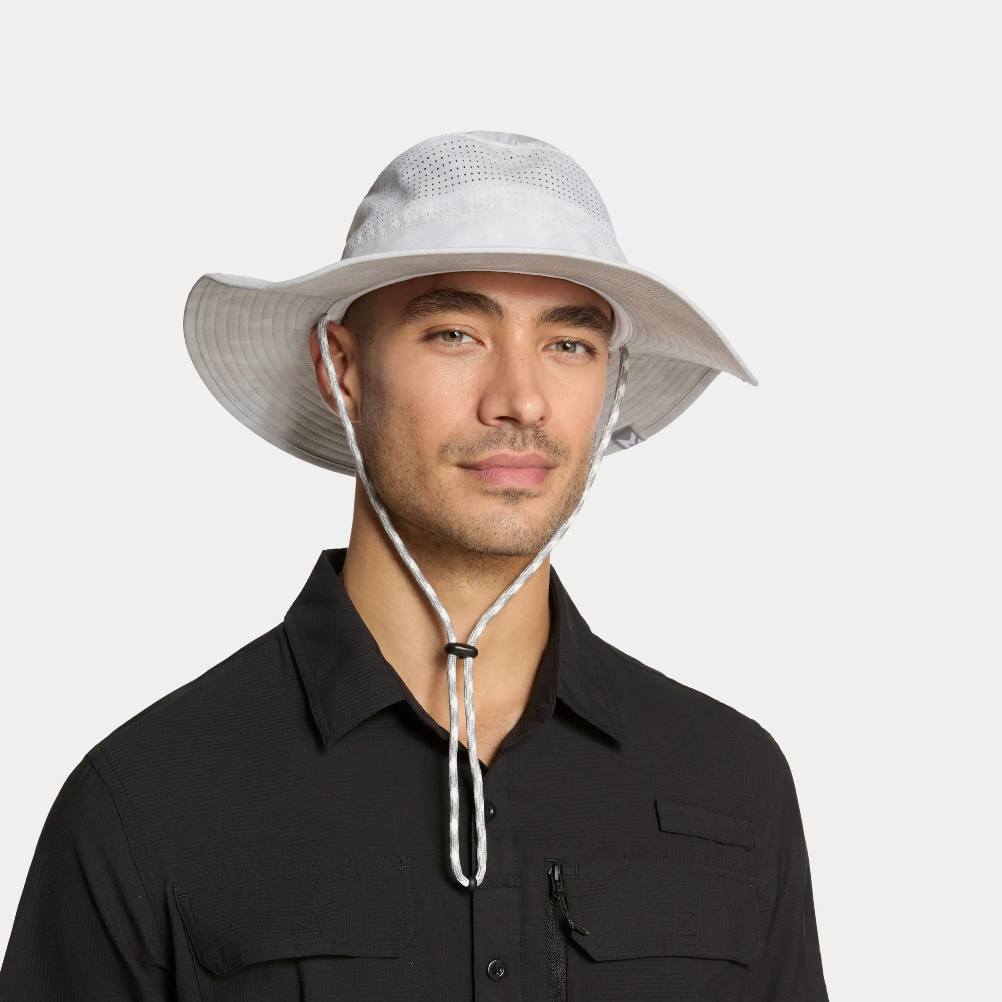 Mission Cooling Anywhere Boonie Hat - Lightweight Breathable UPF 50 Sun Protection Adjustable Fit Unisex Design with Zipper Pocket