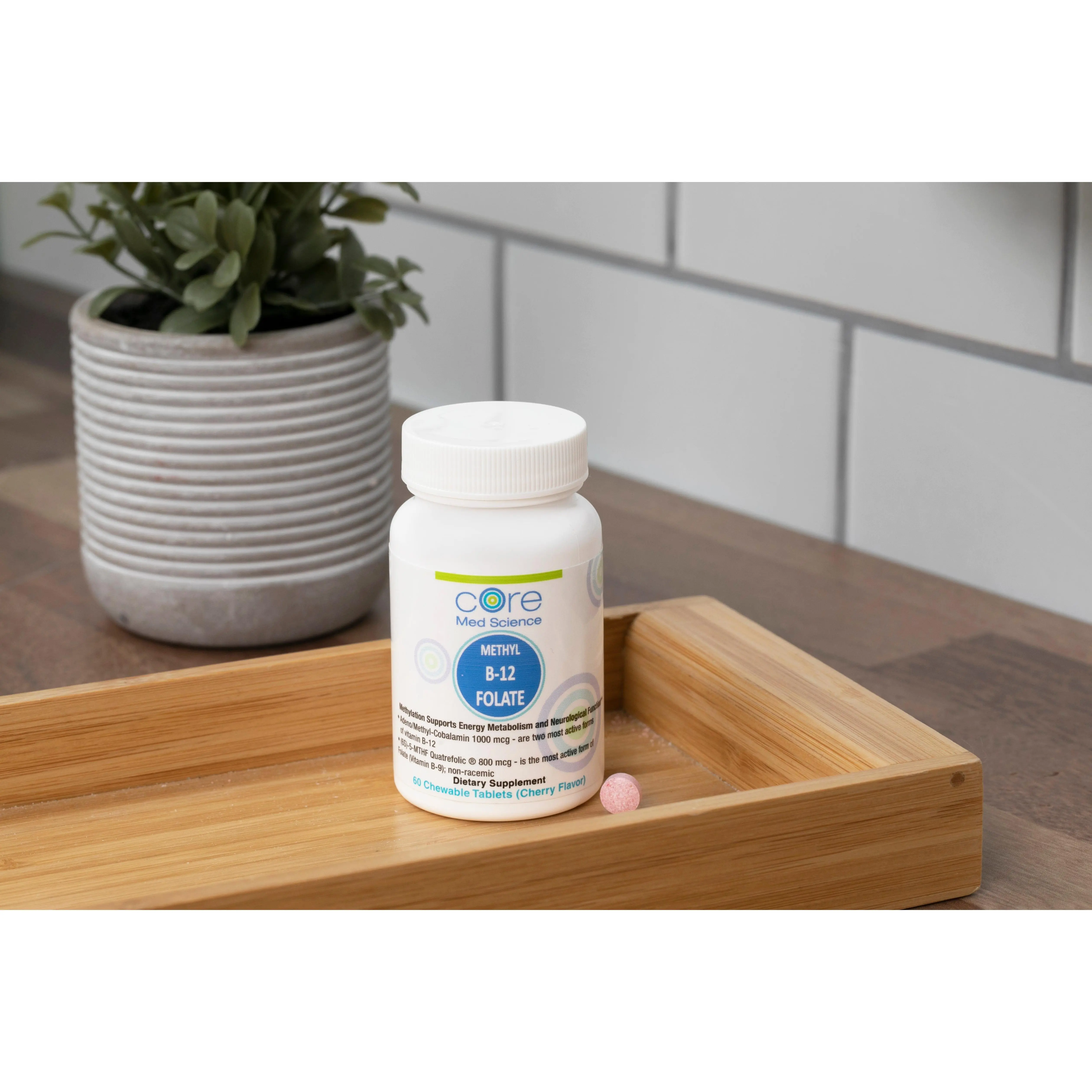 Active Methyl B-12 Folate - Lozenges (60 Count/ 60 Servings)