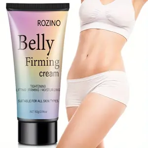 ROZINO 60g Abdominal Firming Cream in Black Soft Tube for Tightening Lifting & Moisturizing Suitable for All Skin Types Cosmetic Body Care Smooth Gentle Moisture Moisturizer