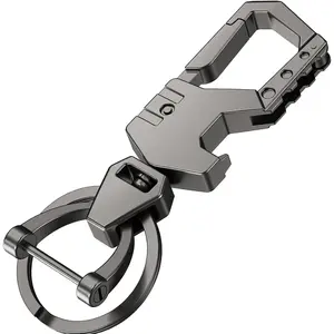 Heavy Duty  Opener with 2 Keyrings  Keychains, Multifunctional Toolbox for Men and Women  Keychains