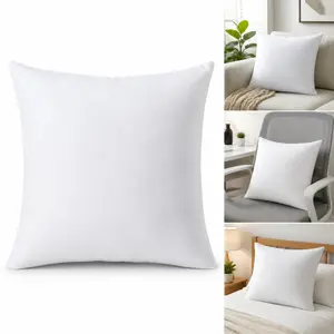17.7 x 17.7 inch throw Pillow Inserts Set of 2, Ultra Fluffy Down Alternative Cushion Inserts for Couch & Bed