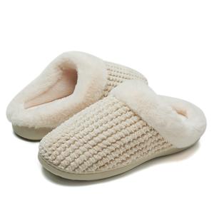 WateLves womens Winter Comfort Slip-on Bedroom Shoes for Indoor & Outdoor Slippers Ideal Thanksgiving Christmas Gift